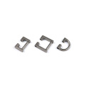 Factory customized stainless steel rectangular square D ring metal buckle